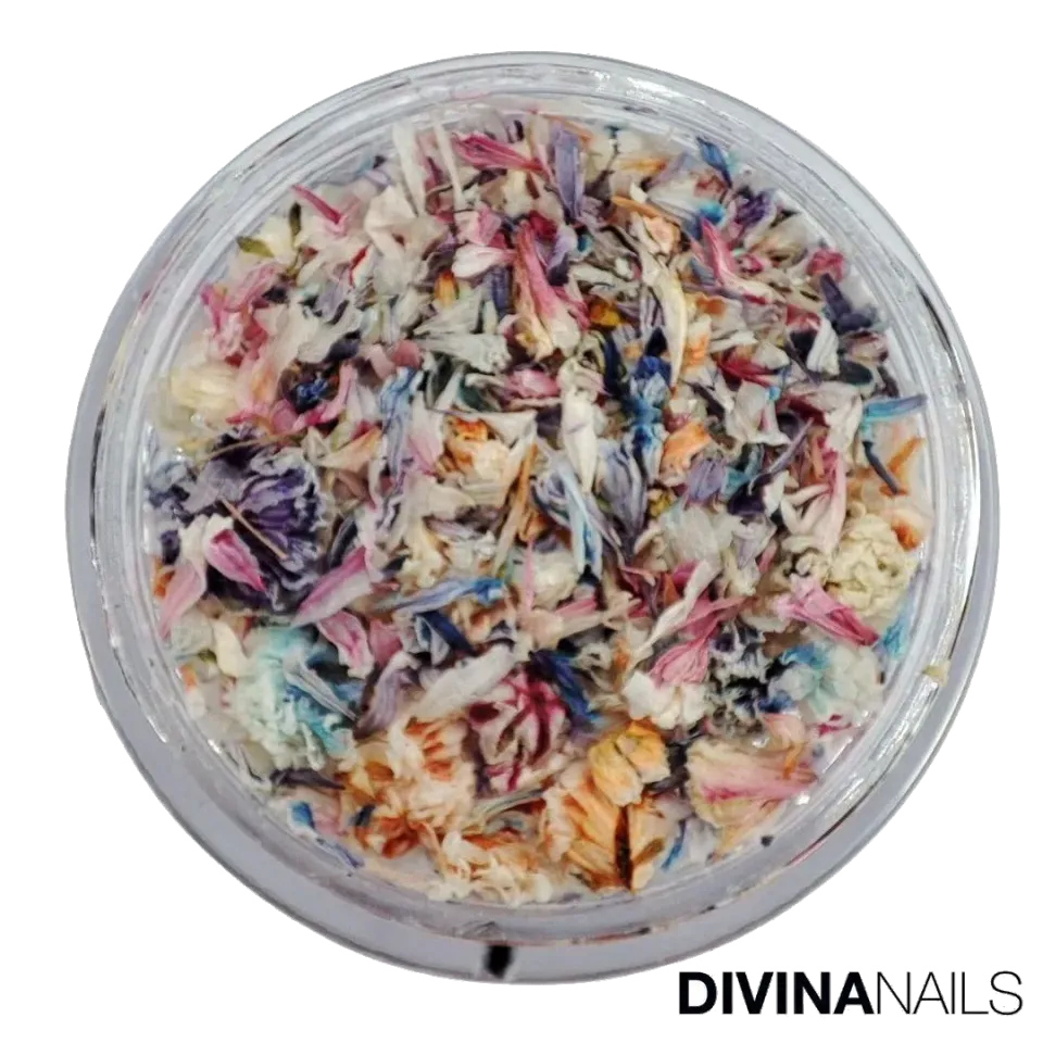 Diva Nails Dried Flowers 02 fiori secchi nail art elegante