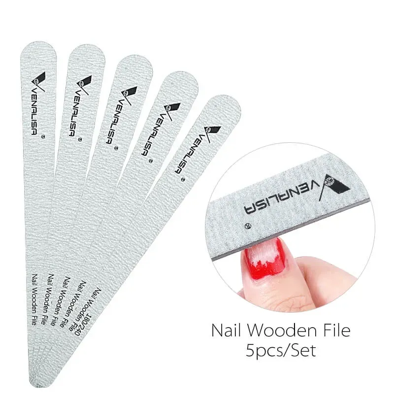 Venalisa Lime Unghie Legno 180/240 5 pezzi manicure