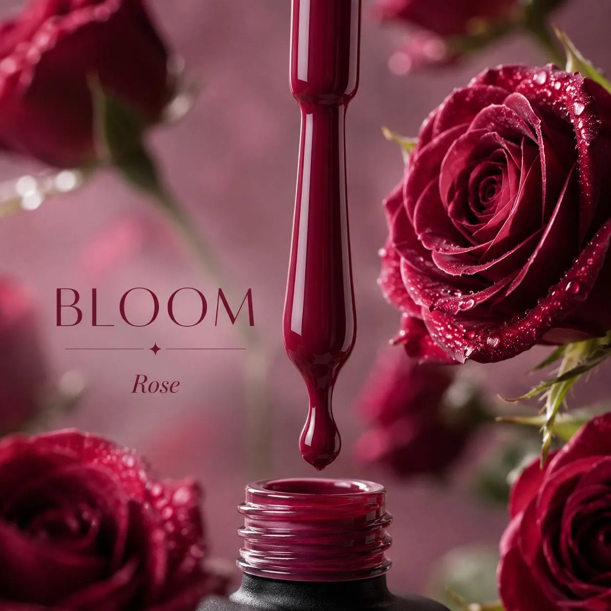 Komilfo Bloom Rose smalto semipermanente 8 ml HEMA/TPO free