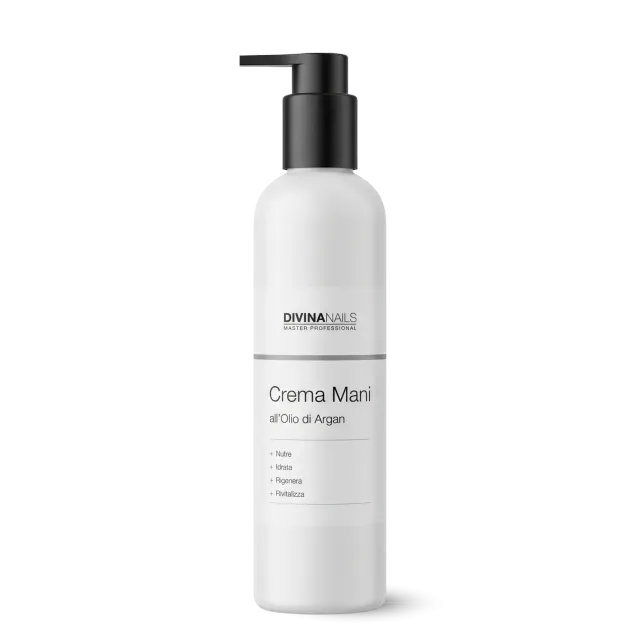 Divina Nails Crema Mani Olio di Argan nutriente mani 300ml