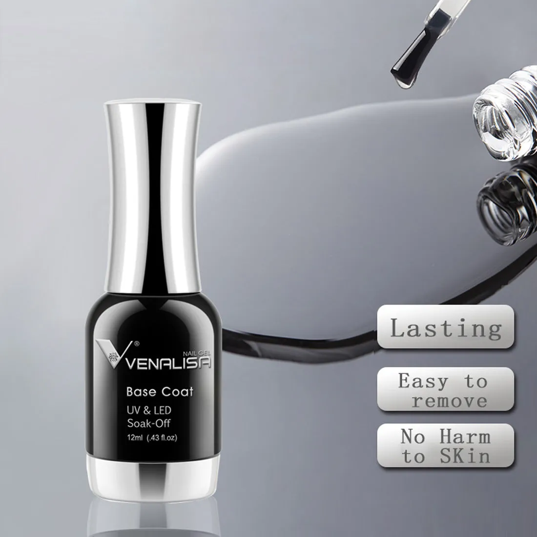 Venalisa Base Coat smalto gel base 12ml trasparente