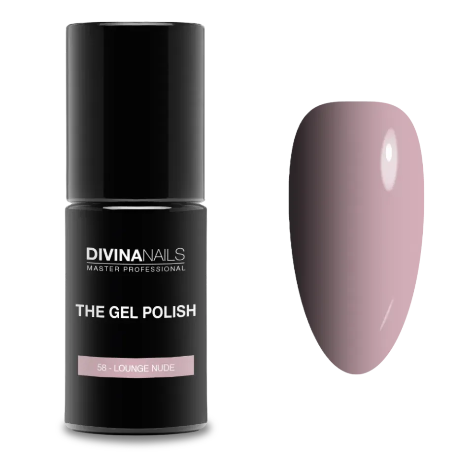 Divina Nails The Gel Polish 58 smalto semipermanente 8ml nude