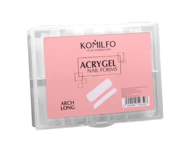 Komilfo Top Forms Long Arch dual form 130 pz mandorla
