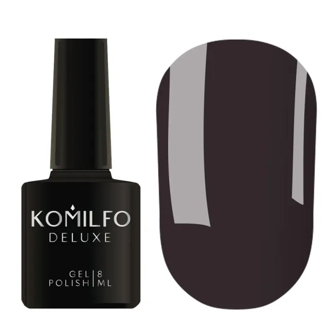 Komilfo Deluxe D103 smalto semipermanente 8 ml blu grigio smaltato