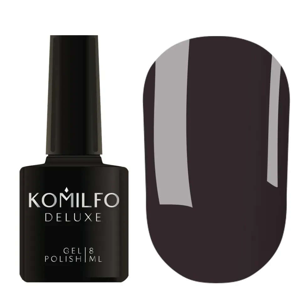 Komilfo Deluxe D103 smalto semipermanente 8 ml blu grigio smaltato