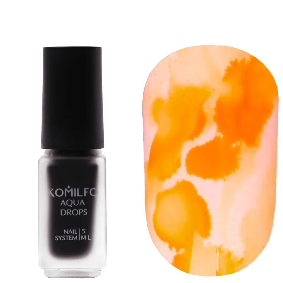 Komilfo Aqua Drops Peach 003 acquerello unghie 5 ml