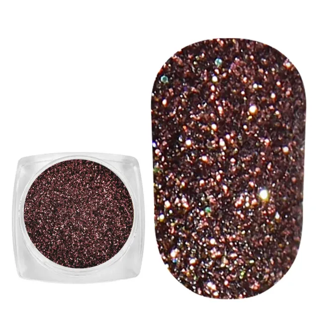 Komilfo Solvent Resistance 413 glitter unghie 2,5 g 0,1 mm