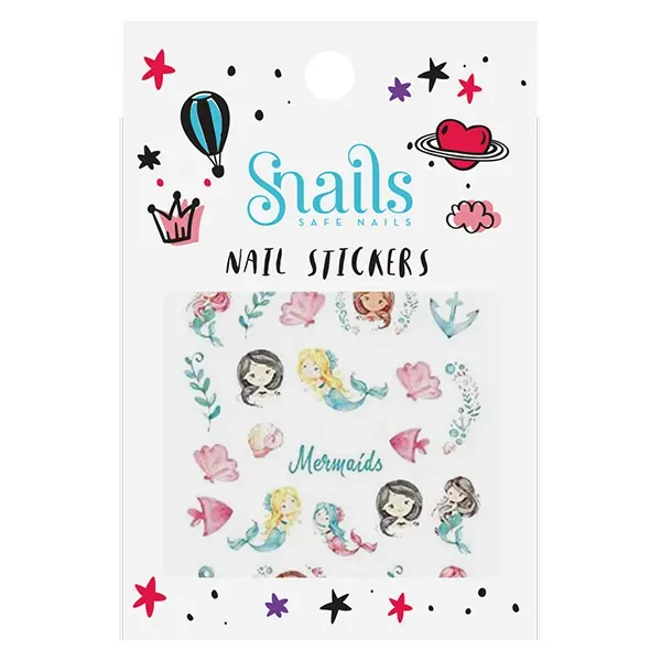 Snails Mermaids stickers unghie sirene 23 pezzi