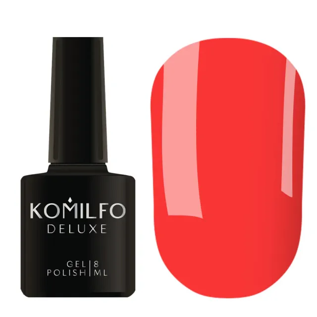 Komilfo Kaleidoscopic K021 smalto gel 8 ml corallo neon