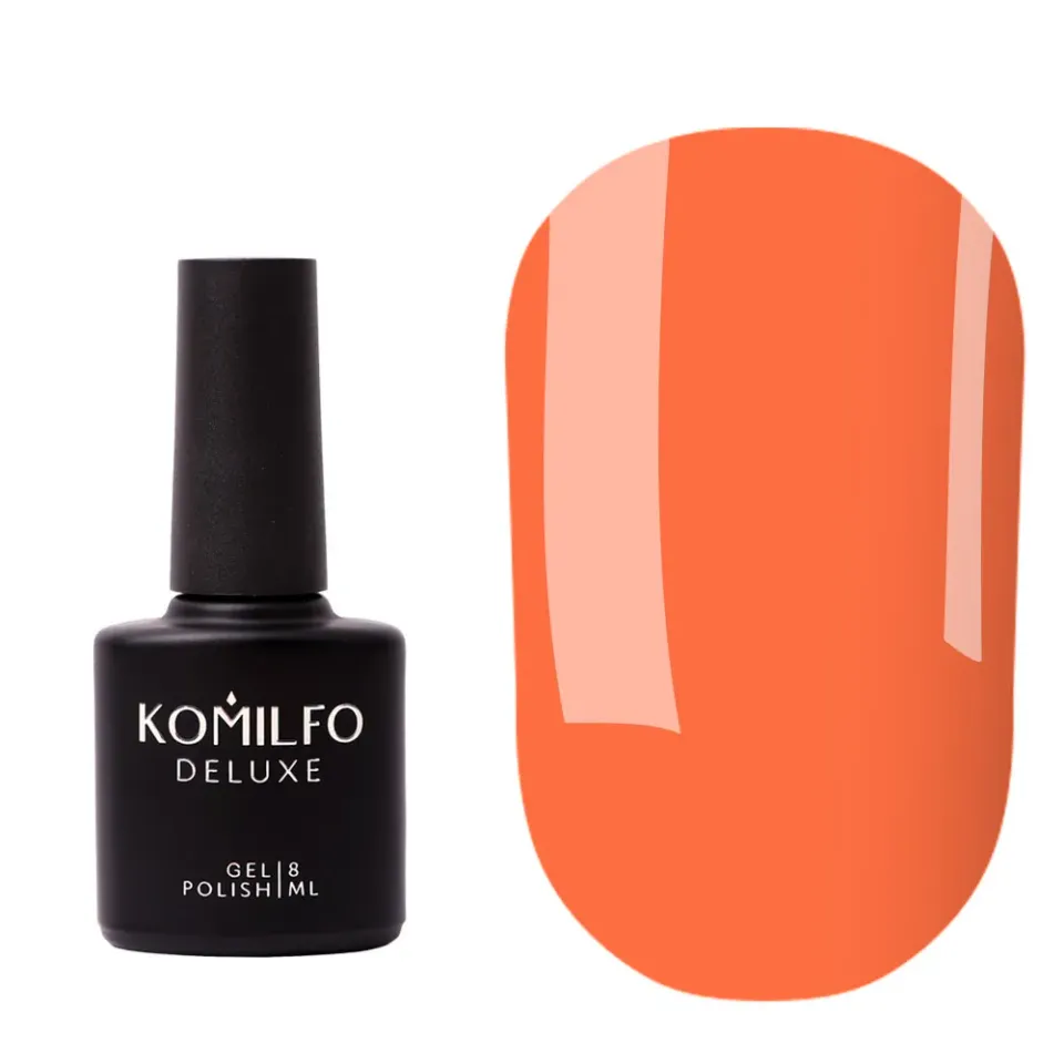 Komilfo Kaleidoscopic Base 008 base semipermanente 8 ml arancio neon