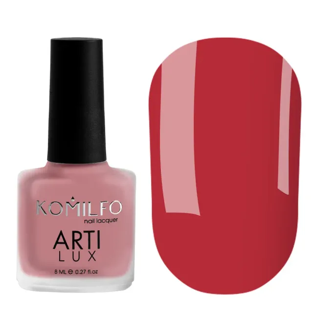 Komilfo ArtiLux Lady in Red 002 smalto 8 ml rosso mattone