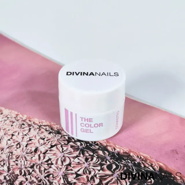 Diva Nails The Color Gel Confetto gel rosa 5ml coprente