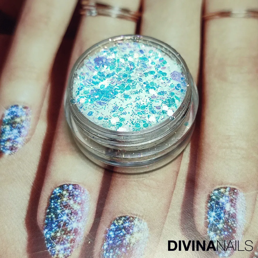 Diva Nails Holo Flakes Boreale glitter unghie 2g