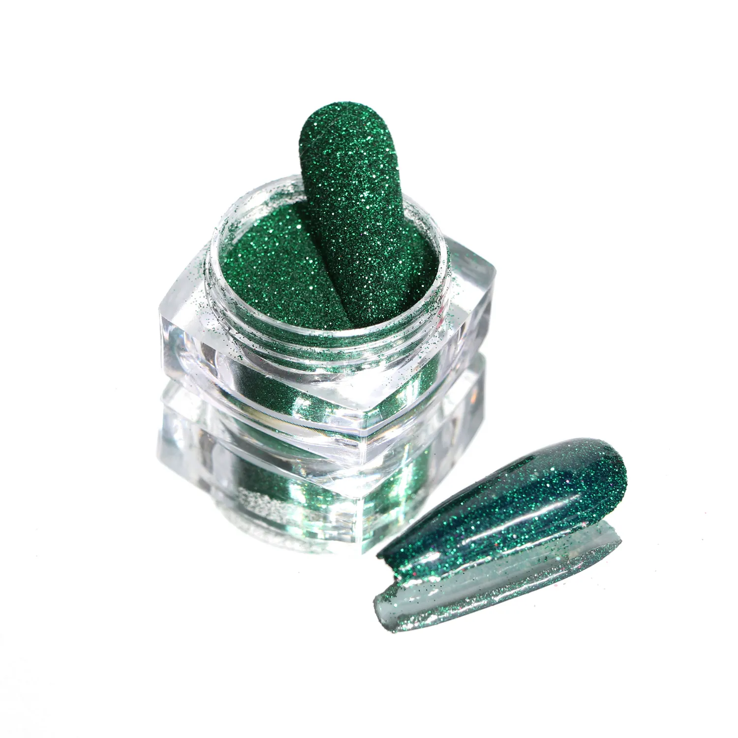 Komilfo Solvent Resistance 411 glitter unghie 2,5 g micro 0,1 mm