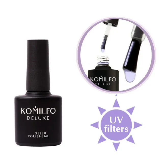 Komilfo No Wipe Rubber Top top senza dispersione 8 ml