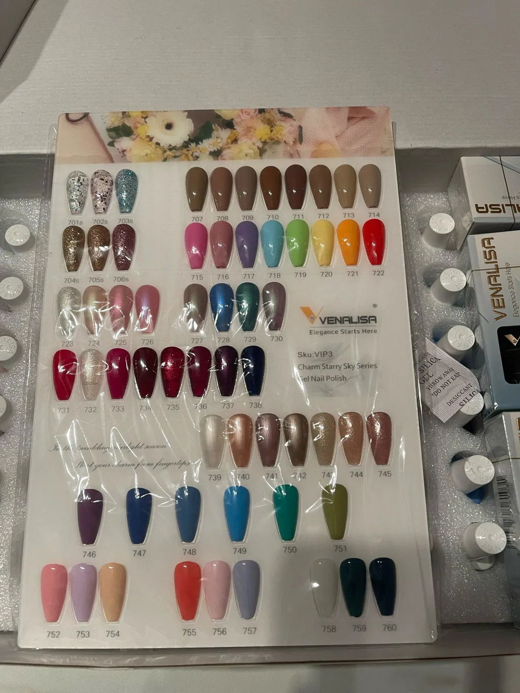Venalisa VIP3 Kit Smalti Semipermanenti 60 Colori 7,5ml