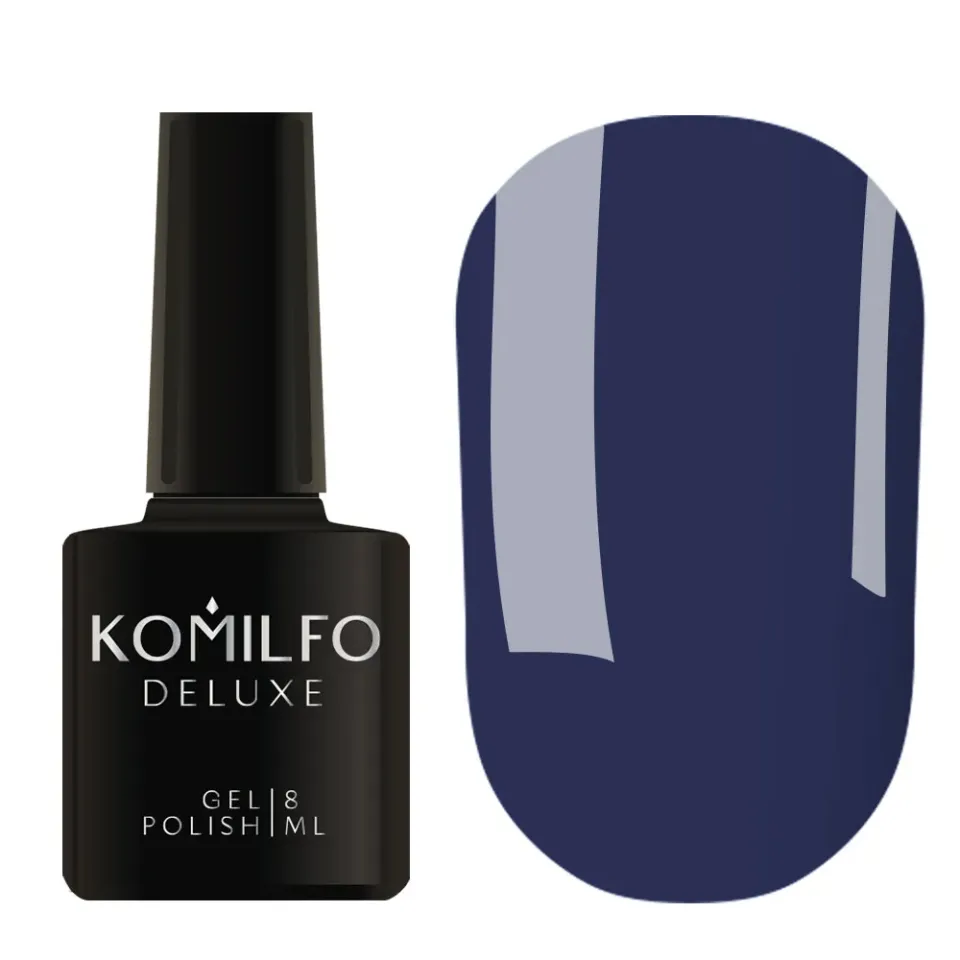 Komilfo Deluxe D296 semipermanente blu scuro 8 ml coprente
