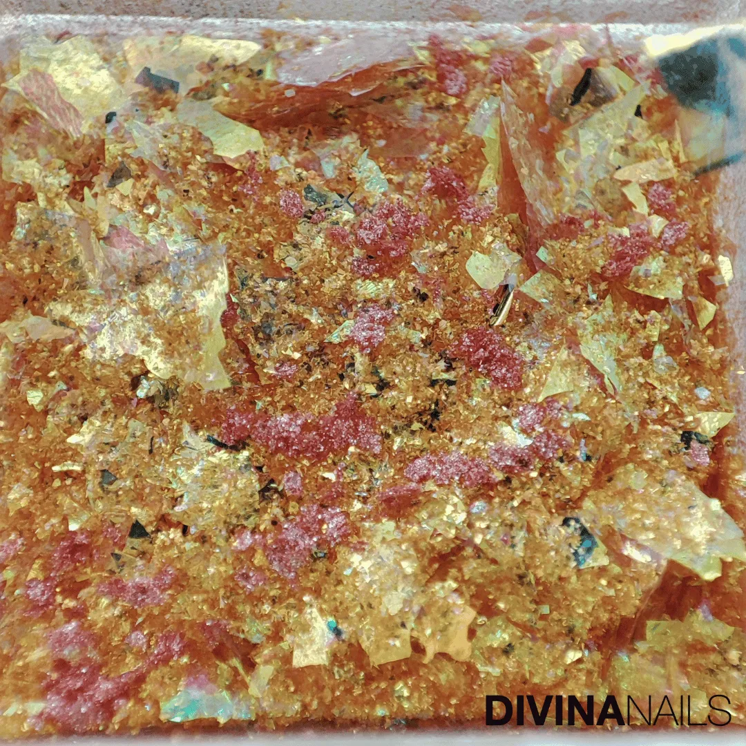 Diva Nails Diamond Holo Precious Stones glitter unghie set 12x2g
