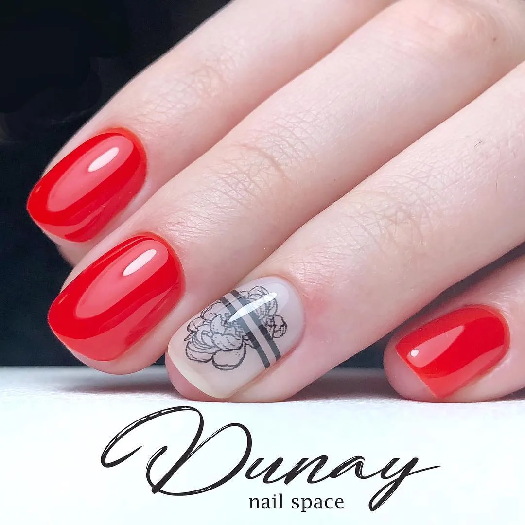 Komilfo Deluxe D079 smalto unghie rosso vivo 8 ml smalto