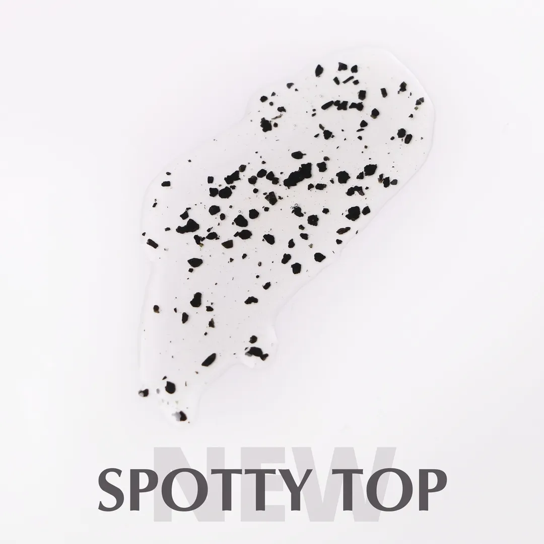 Komilfo No Wipe Matte Spotty Top top opaco 8 ml crumbs neri