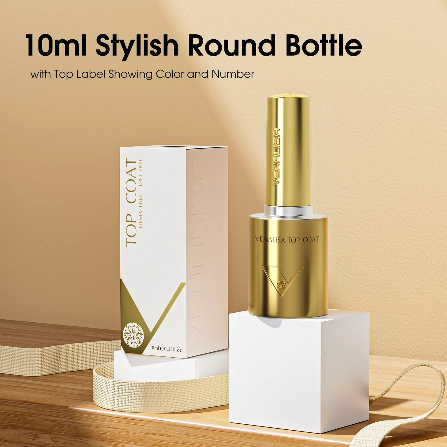 Venalisa Top Coat smalto gel top 10ml lucido specchio