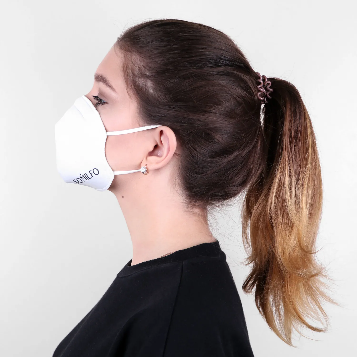 Komilfo Mask White mascherina lavabile bianca