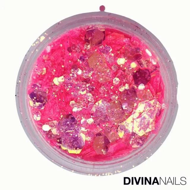 Diva Nails Holo Flakes Virgin polvere glitter 2g olografica
