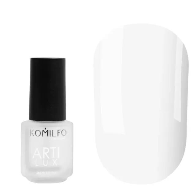 Komilfo ArtiLux 001 smalto bianco 4 ml coprente smalto