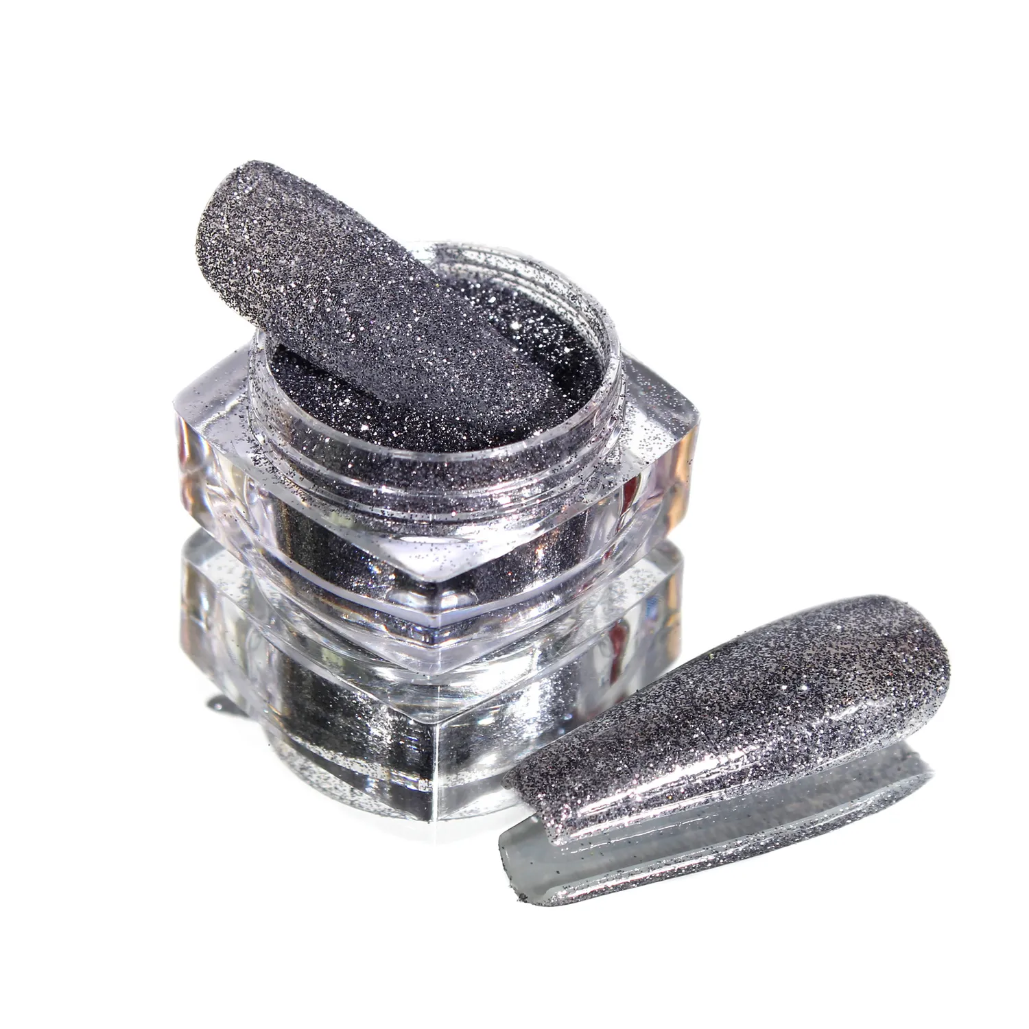 Komilfo 066 glitter unghie grigio 2,5 g