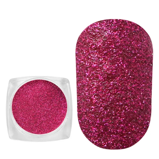 Komilfo Spangles 039 glitter unghie 2,5 g rosso cremisi