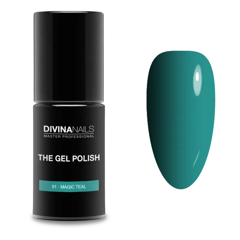 Diva Nails The Gel Polish 91 Magic Teal semipermanente 8ml verde