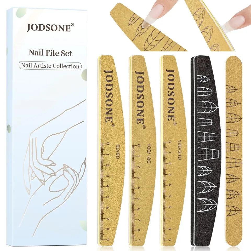 Jodsone Set 5 Lime Buffer Unghie 80/240 Riutilizzabili