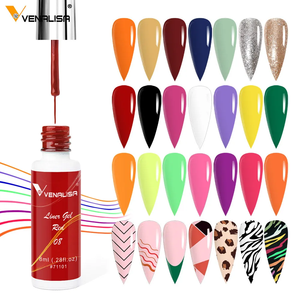 Venalisa Liner Gel smalto gel 8ml nail art coprente