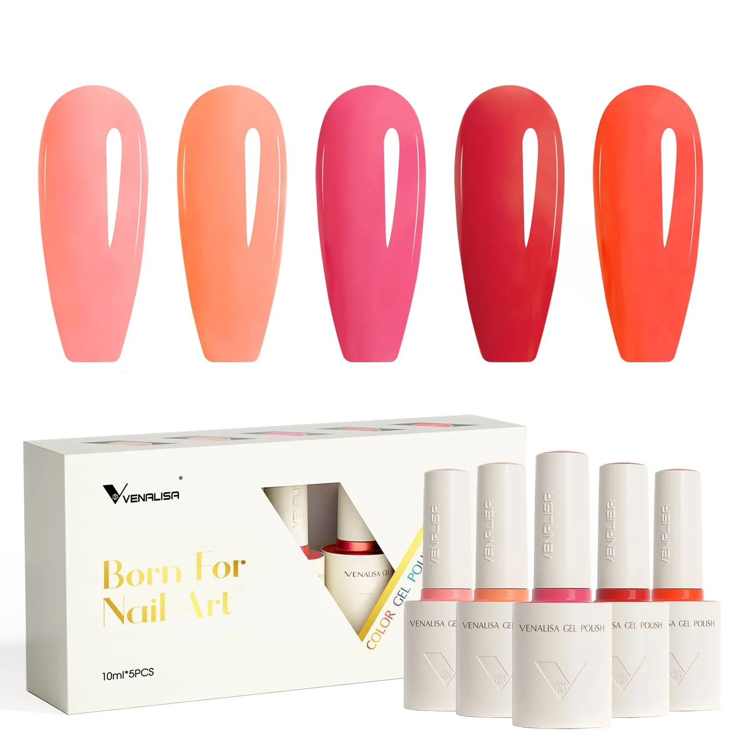 Venalisa Amber Blaze smalto gel 5x10ml senza HEMA
