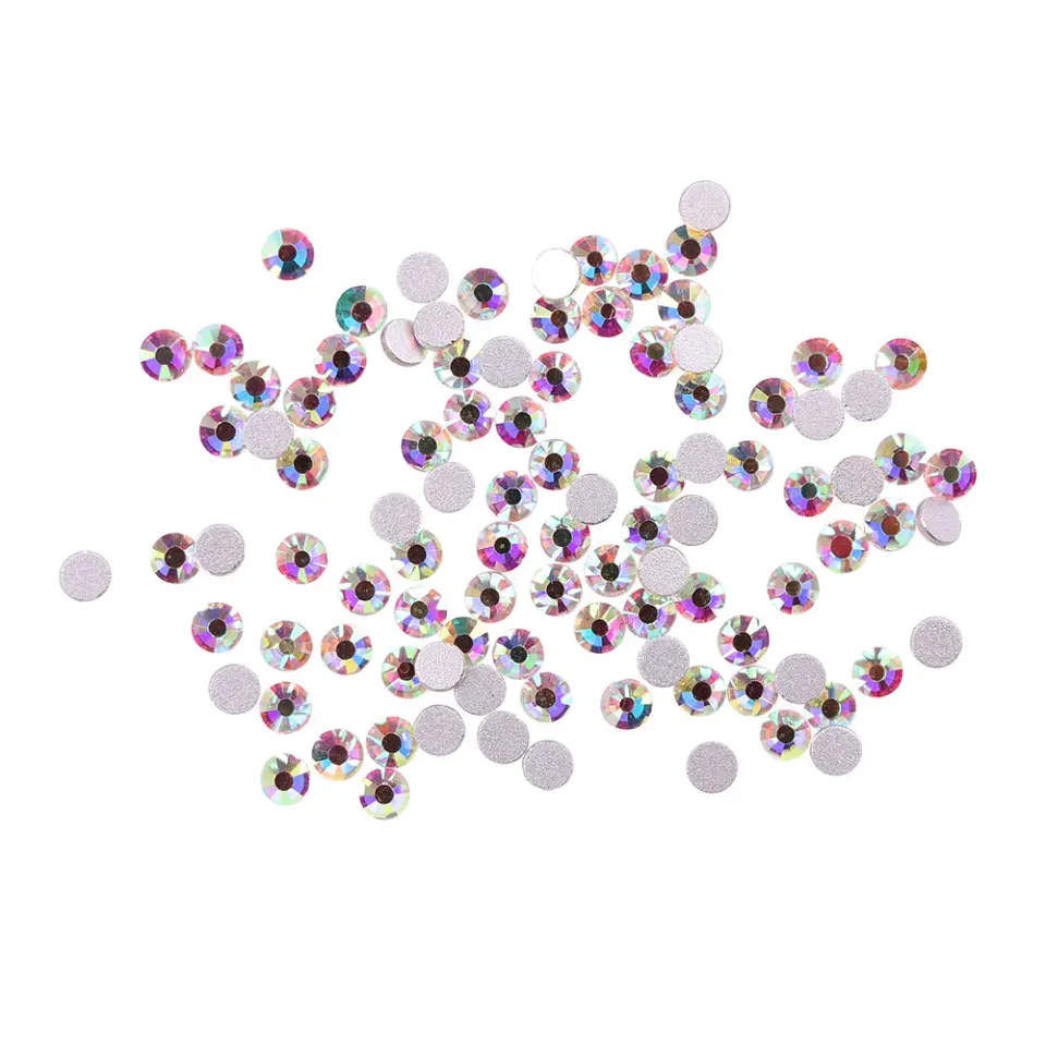 Komilfo Strass decorazione unghie Crystal AB 100 pz