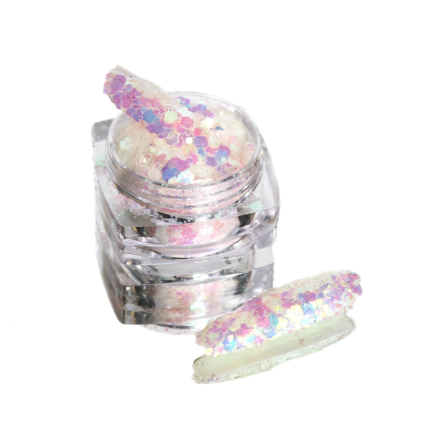 Komilfo Mix-003 glitter unghie 2,5 g fotocromatico lilla
