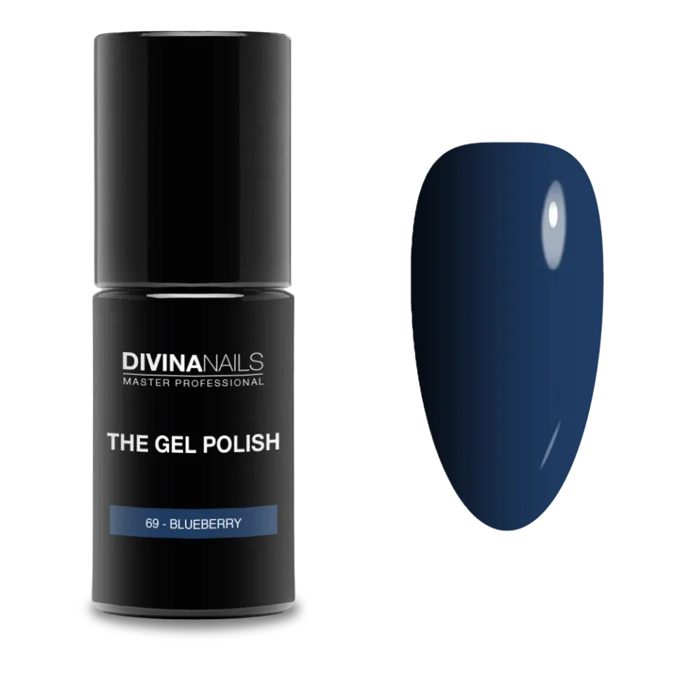 Diva Nails The Gel Polish 69 Blueberry semipermanente 8ml blu