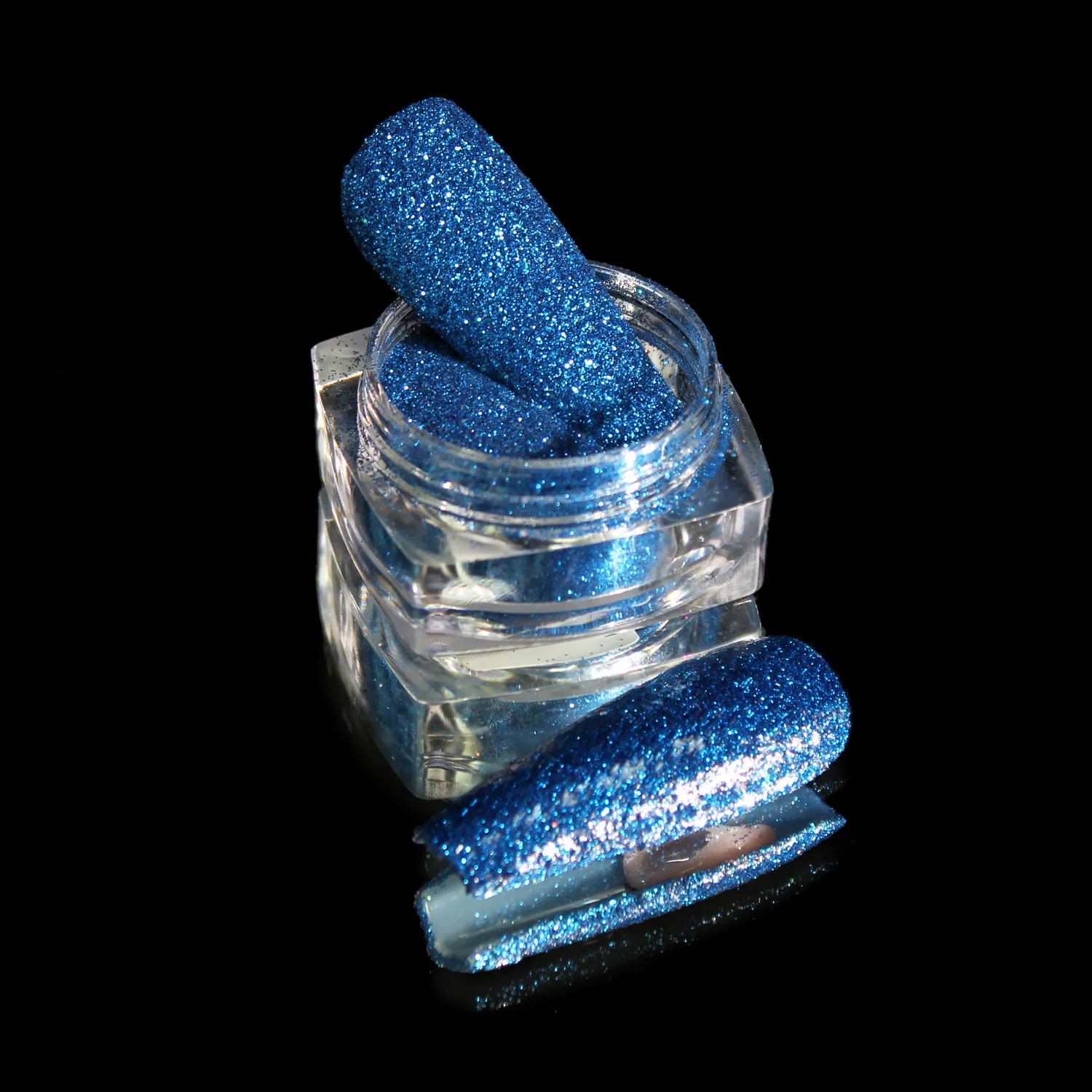 Komilfo Solvent Resistance 409 glitter unghie 2,5 g 0,1 mm