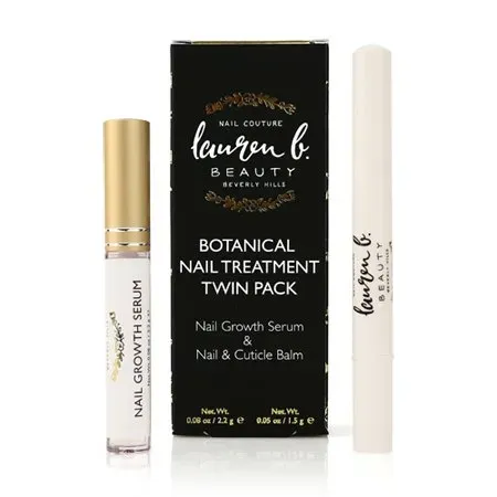 Lauren B Beauty Nail Treatment Twin Pack siero e balsamo unghie