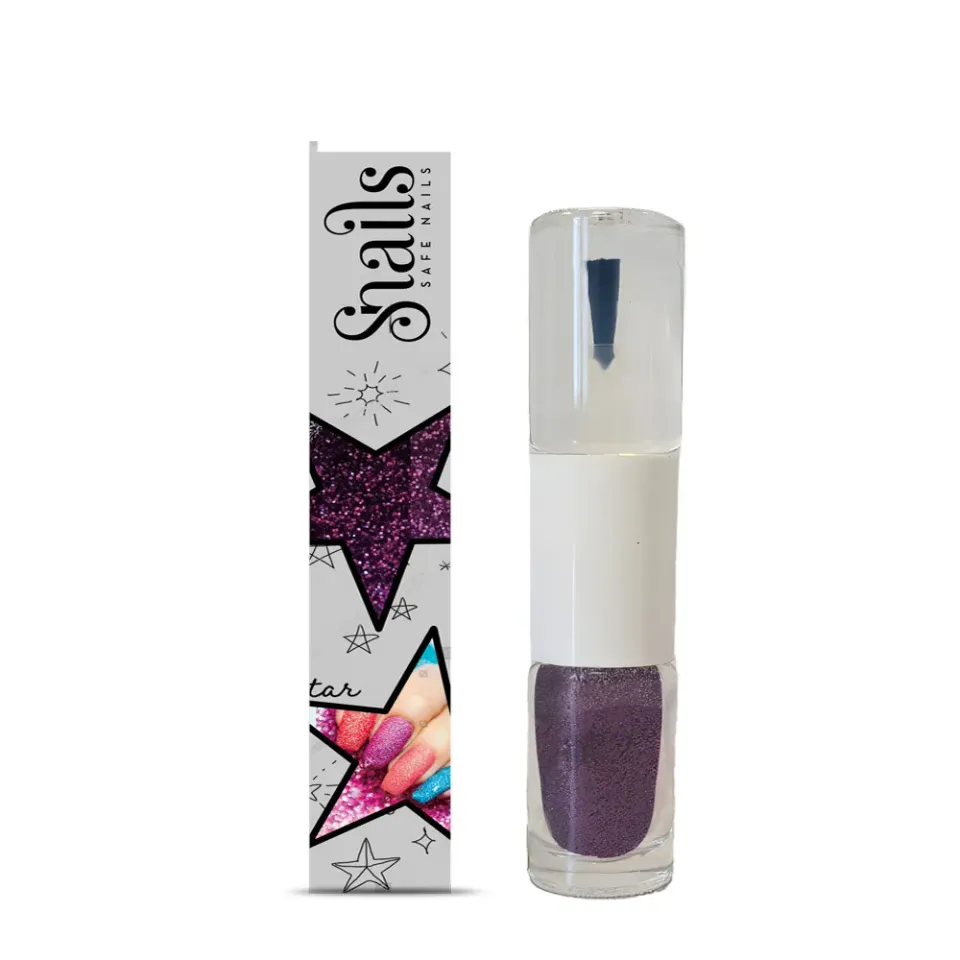 Snails Magic Dust Purple glitter unghie viola 2in1 top coat