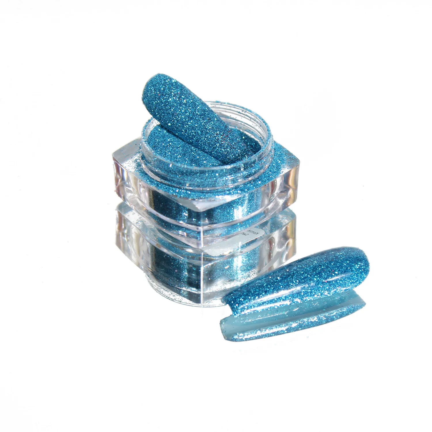 Komilfo 410 glitter unghie 2,5 g micro 0,1 mm solvent-resistant