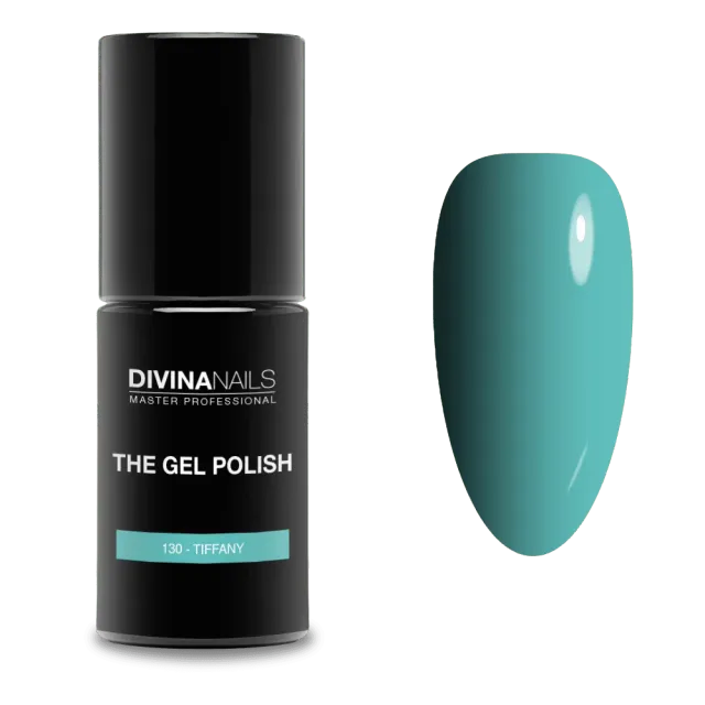 Diva Nails The Gel Polish 130 Tiffany semipermanente 8ml verde coprente