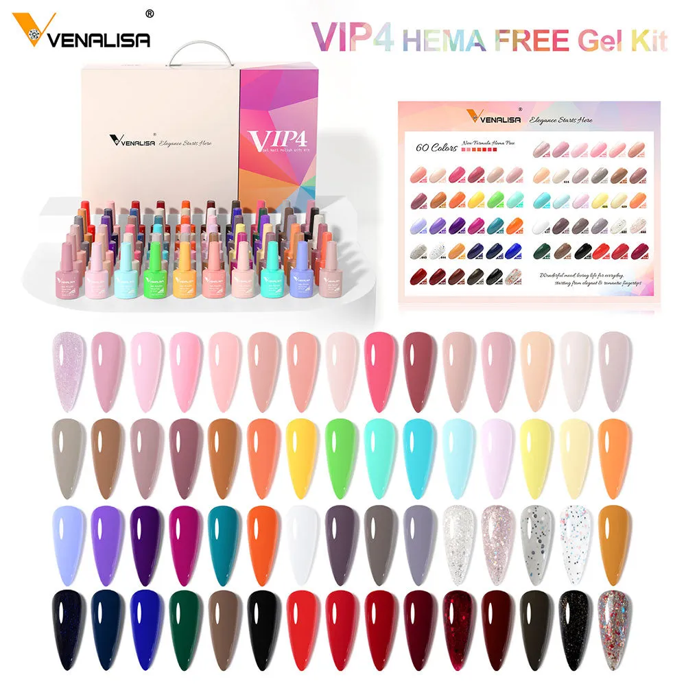 Venalisa VIP4 kit smalti semipermanenti 60 colori