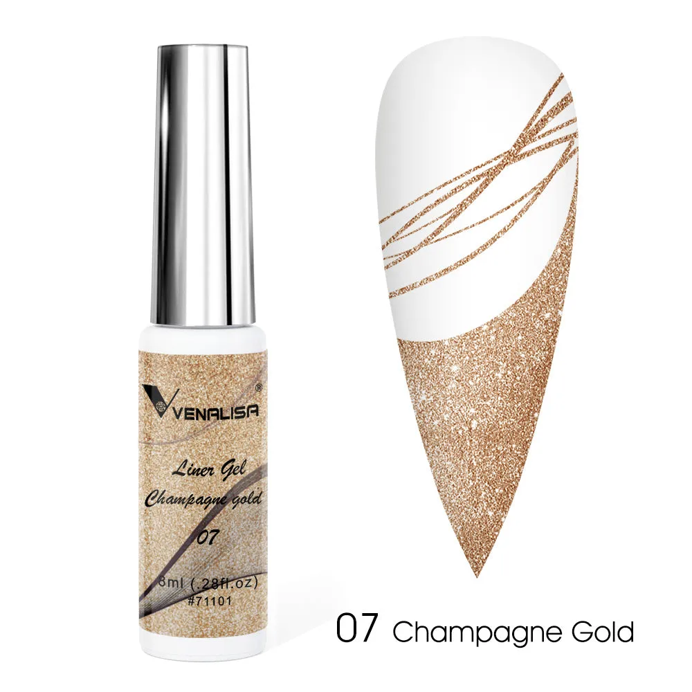 Venalisa Liner Gel smalto gel 8ml nail art coprente