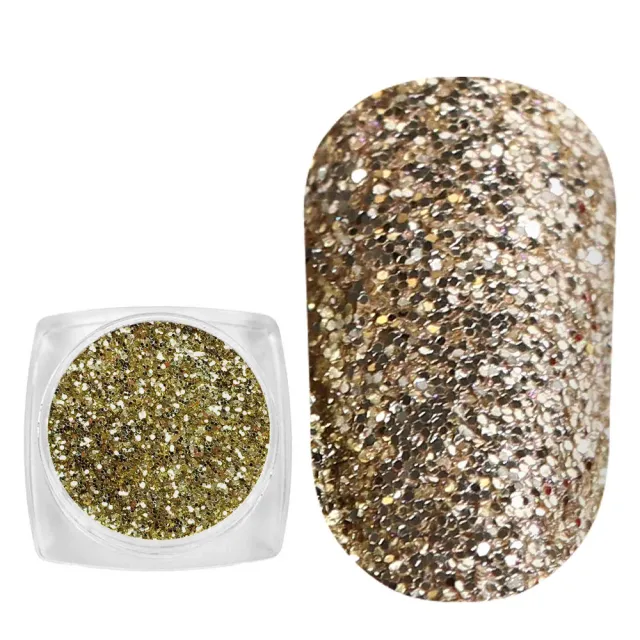 Komilfo Spangles 105F glitter unghie 2,5 g oro bianco