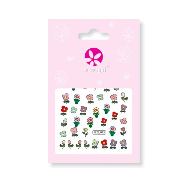 Suncoatgirl Flower Power sticker unghie floreali