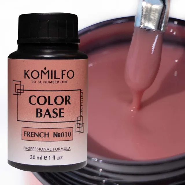 Komilfo Color Base French 010 base 30 ml nude naturale