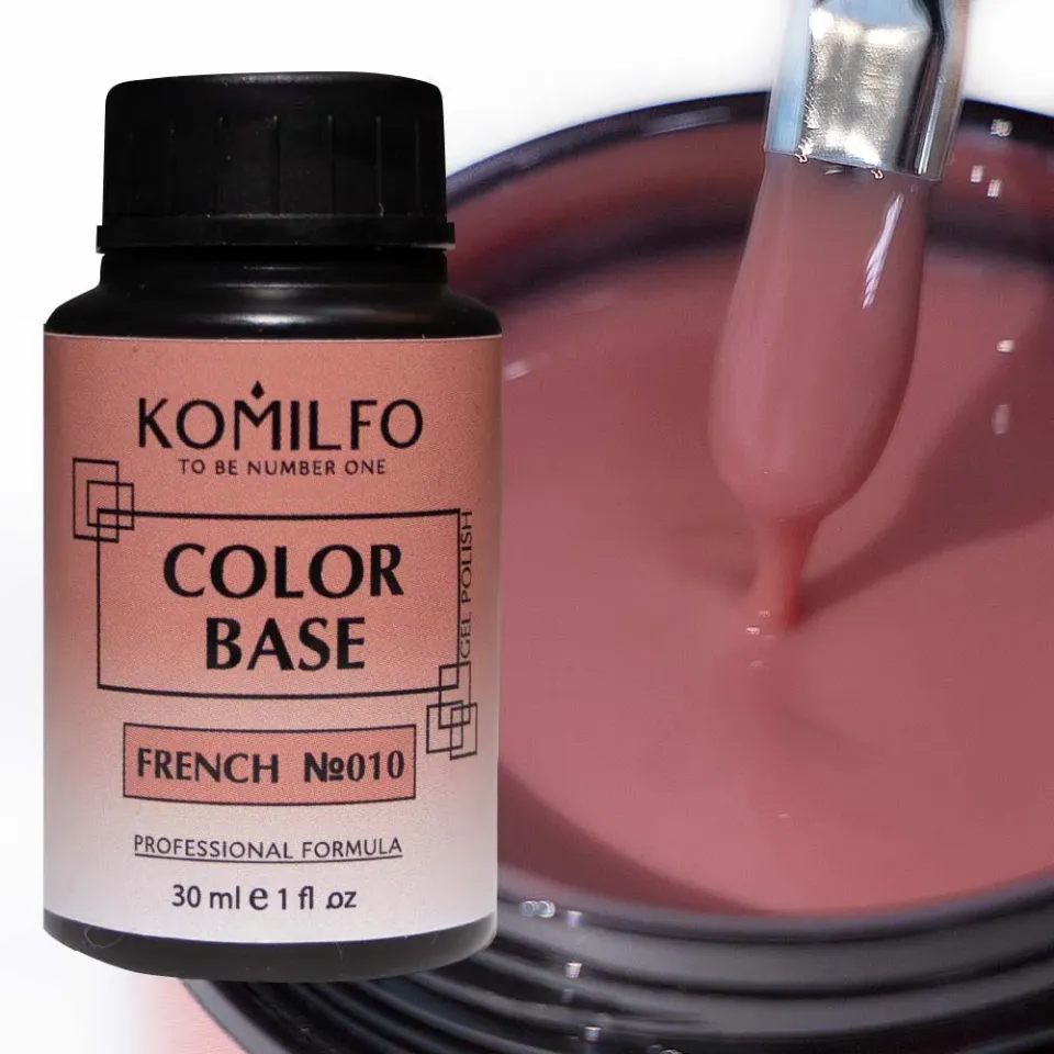 Komilfo Color Base French 010 base 30 ml nude naturale