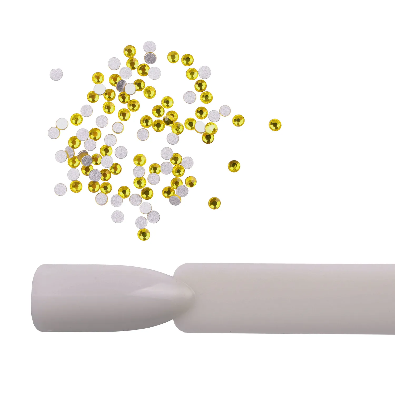 Komilfo strass Citrine misura 5 100 pz giallo brillante