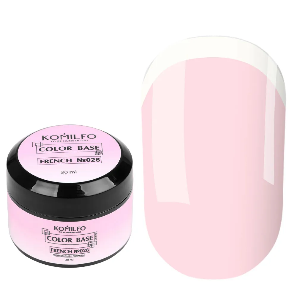Komilfo French Base 026 base semipermanente 30 ml nude